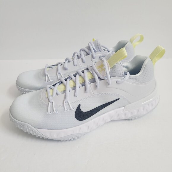 NEW Nike Huarache 9 Elite TF LAX SE Lacrosse Shoes FV6148-001 Size 9 Gray - Picture 1 of 8
